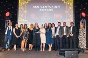 Spring Fair team accepts AEO Trade Show of the Century Award